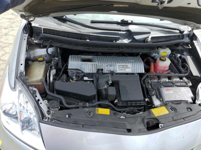 JTDKN3DUXC1529737 - 2012 TOYOTA PRIUS SILVER photo 11