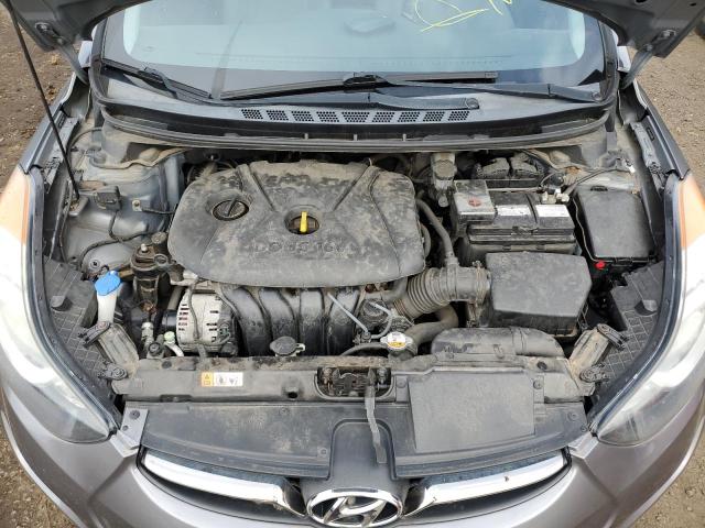 5NPDH4AE8DH391919 - 2013 HYUNDAI ELANTRA GLS GRAY photo 11