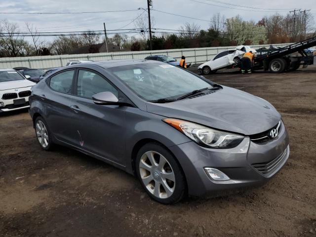 5NPDH4AE8DH391919 - 2013 HYUNDAI ELANTRA GLS GRAY photo 4