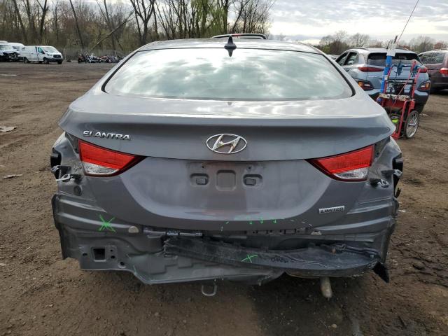 5NPDH4AE8DH391919 - 2013 HYUNDAI ELANTRA GLS GRAY photo 6