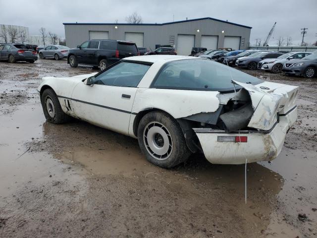 1G1AY0787E5123290 - 1984 CHEVROLET CORVETTE WHITE photo 2