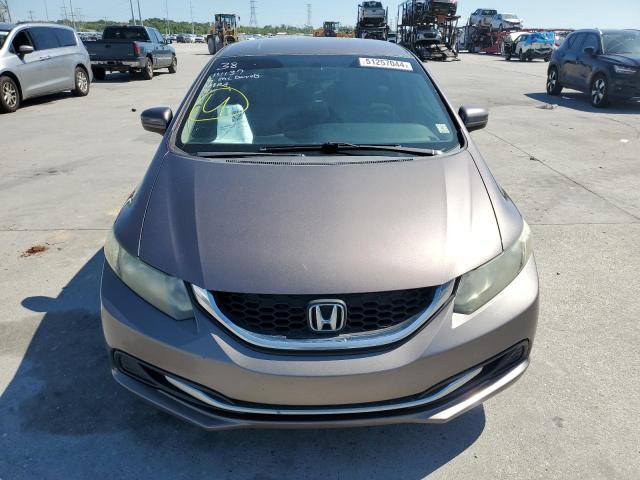 19XFB2F54EE078654 - 2014 HONDA CIVIC LX GRAY photo 5