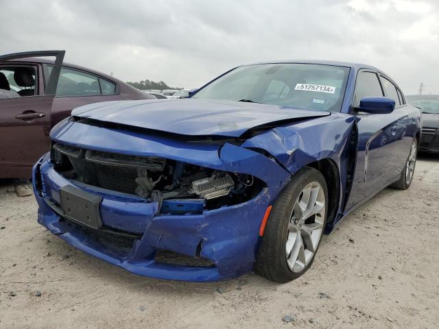 2C3CDXBG1MH533999 - 2021 DODGE CHARGER SXT BLUE photo 1