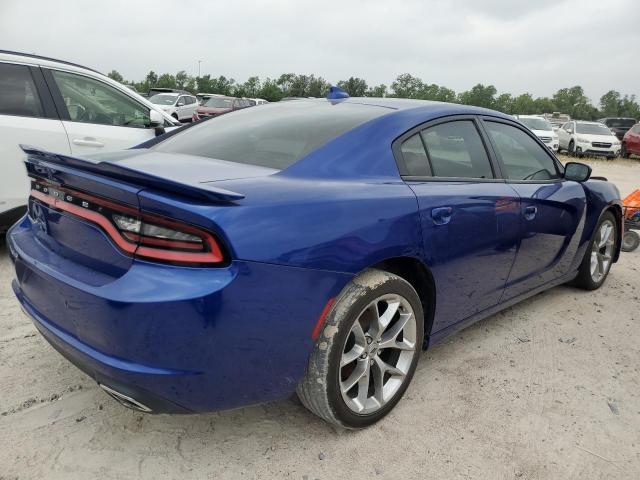 2C3CDXBG1MH533999 - 2021 DODGE CHARGER SXT BLUE photo 3