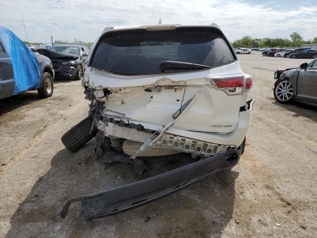 5TDJKRFH2FS084392 - 2015 TOYOTA HIGHLANDER XLE WHITE photo 6