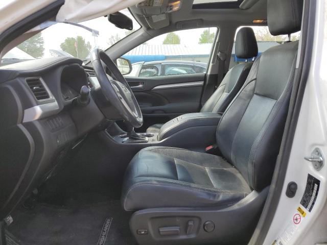 5TDJKRFH2FS084392 - 2015 TOYOTA HIGHLANDER XLE WHITE photo 7