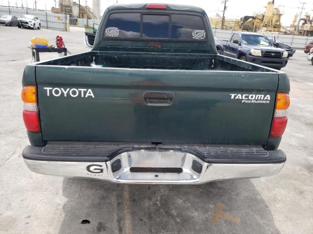 5TEGM92N12Z123213 - 2002 TOYOTA TACOMA DOUBLE CAB PRERUNNER GREEN photo 6