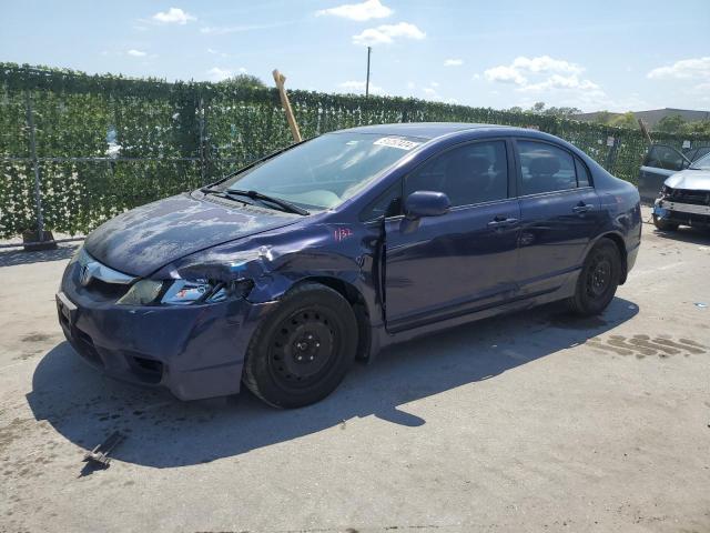 2HGFA1F51BH507750 - 2011 HONDA CIVIC LX BLUE photo 1