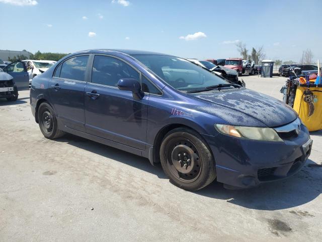 2HGFA1F51BH507750 - 2011 HONDA CIVIC LX BLUE photo 4