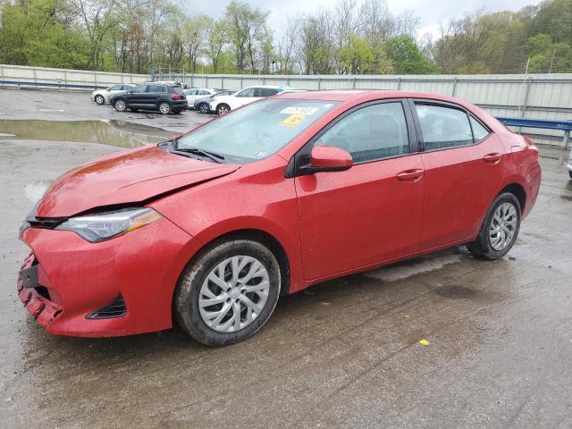 2T1BURHE6JC014851 - 2018 TOYOTA COROLLA L RED photo 1