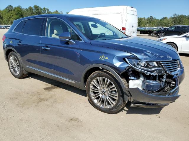 2LMPJ6LR5JBL41581 - 2018 LINCOLN MKX RESERVE Կապույտ լուսանկար 4