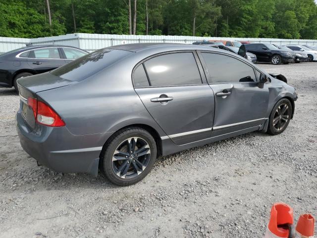 2HGFA1F51AH321589 - 2010 HONDA CIVIC LX GRAY photo 3