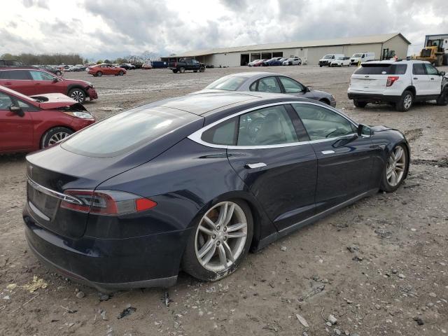 5YJSA1DN9DFP01855 - 2013 TESLA MODEL S BLUE photo 3