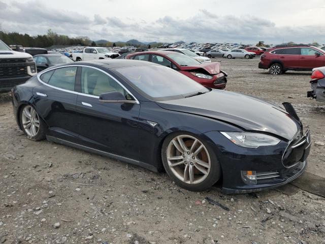 5YJSA1DN9DFP01855 - 2013 TESLA MODEL S BLUE photo 4