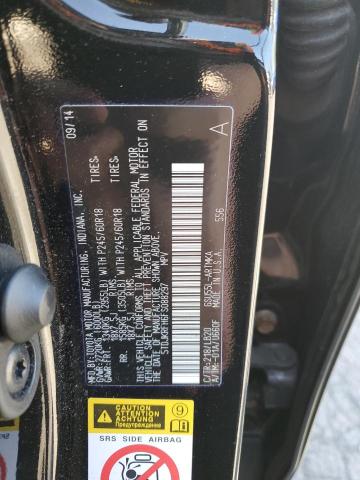 5TDJKRFH6FS088297 - 2015 TOYOTA HIGHLANDER XLE შავი ფოტო 12