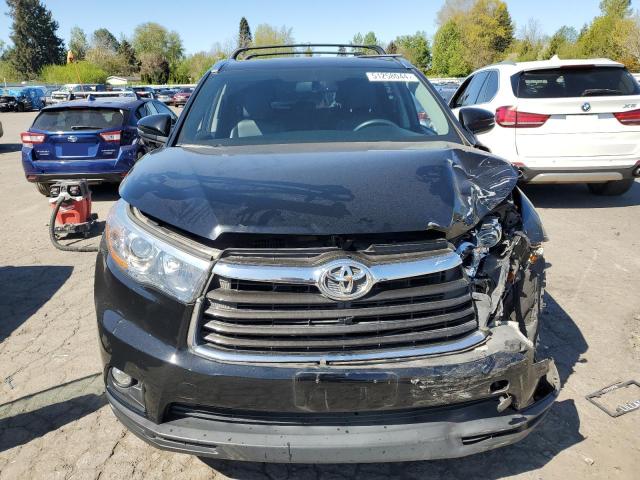 5TDJKRFH6FS088297 - 2015 TOYOTA HIGHLANDER XLE შავი ფოტო 5