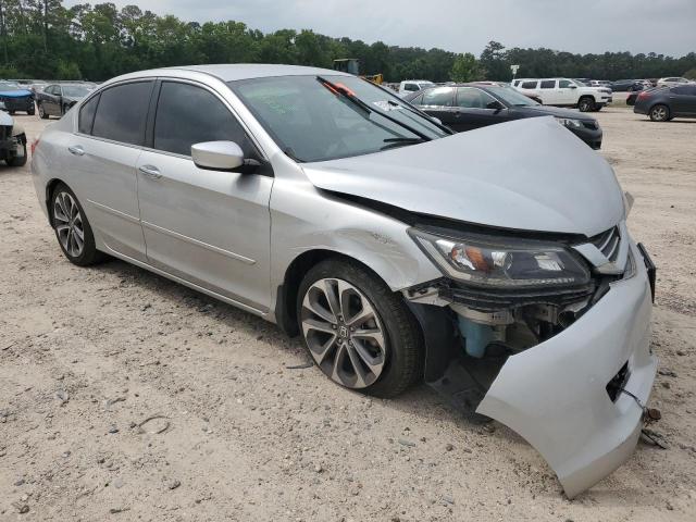 1HGCR2F53FA070677 - 2015 HONDA ACCORD SPORT SILVER photo 4