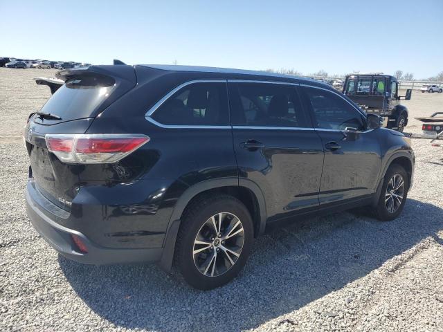 5TDJKRFHXGS227686 - 2016 TOYOTA HIGHLANDER XLE 黑色 照片 3