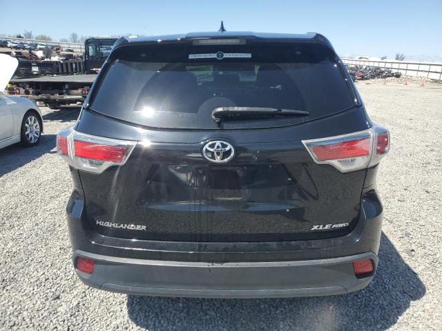 5TDJKRFHXGS227686 - 2016 TOYOTA HIGHLANDER XLE 黑色 照片 6