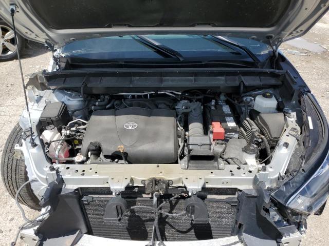 5TDGZRAH3LS501933 - 2020 TOYOTA HIGHLANDER XLE Արծաթագույն լուսանկար 11