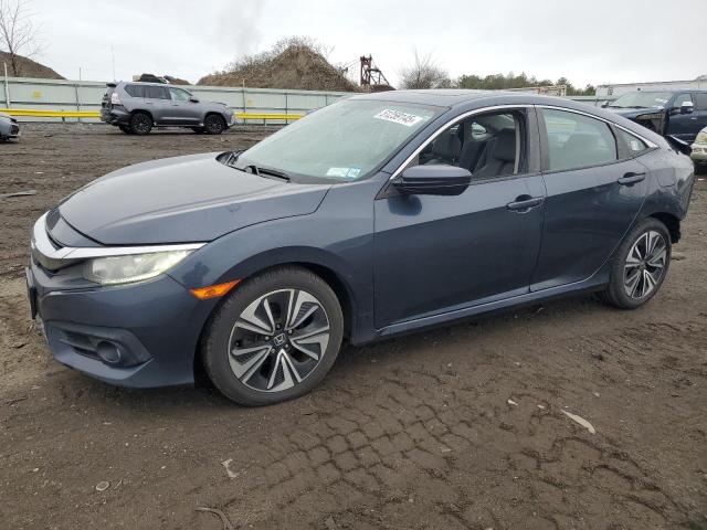 19XFC1F75GE212583 - 2016 HONDA CIVIC EXL BLUE photo 1