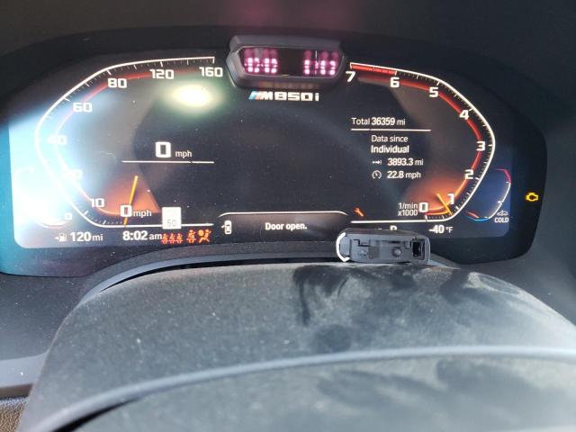 WBAGV8C09LCD38168 - 2020 BMW M850XI BLACK photo 9