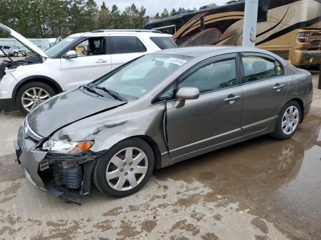 1HGFA16568L003318 - 2008 HONDA CIVIC LX GRAY photo 1