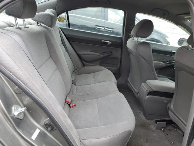 1HGFA16568L003318 - 2008 HONDA CIVIC LX GRAY photo 10