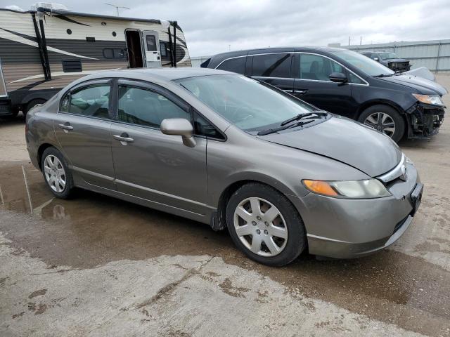 1HGFA16568L003318 - 2008 HONDA CIVIC LX GRAY photo 4