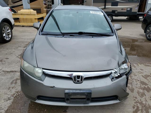 1HGFA16568L003318 - 2008 HONDA CIVIC LX GRAY photo 5