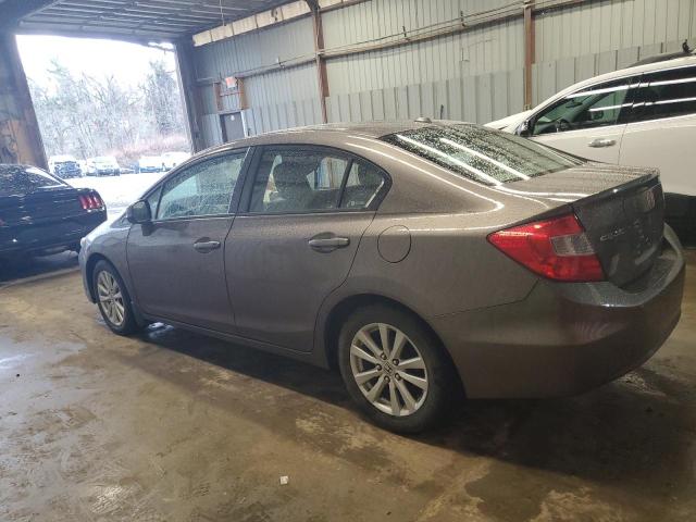 2HGFB2F94CH526610 - 2012 HONDA CIVIC EXL BROWN photo 2