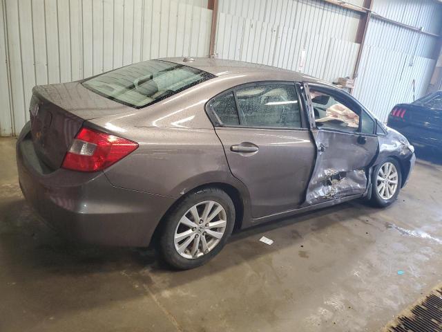 2HGFB2F94CH526610 - 2012 HONDA CIVIC EXL BROWN photo 3