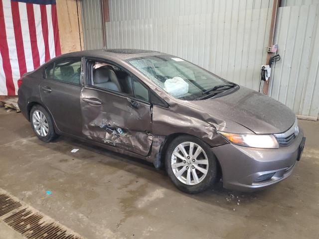 2HGFB2F94CH526610 - 2012 HONDA CIVIC EXL BROWN photo 4