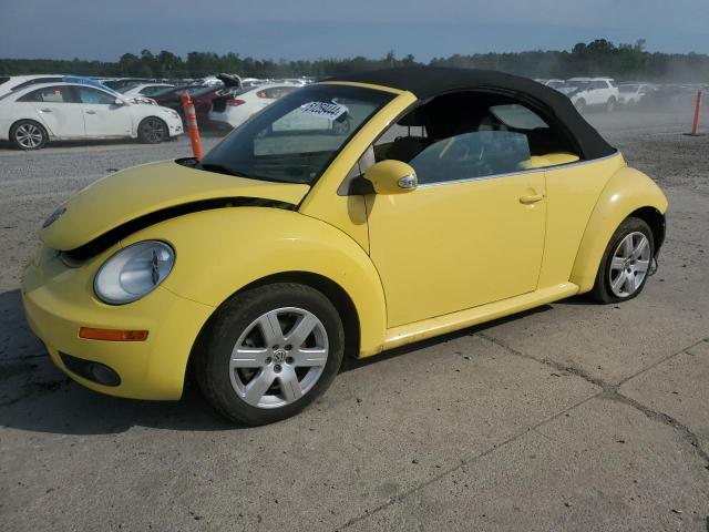 3VWRF31Y77M407183 - 2007 VOLKSWAGEN NEW BEETLE CONVERTIBLE OPTION PACKAGE 1 YELLOW photo 1