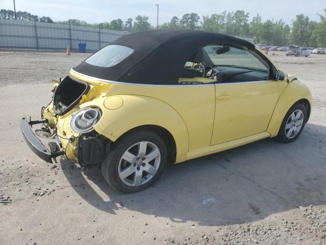 3VWRF31Y77M407183 - 2007 VOLKSWAGEN NEW BEETLE CONVERTIBLE OPTION PACKAGE 1 YELLOW photo 3