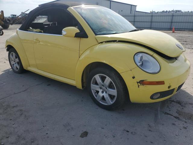 3VWRF31Y77M407183 - 2007 VOLKSWAGEN NEW BEETLE CONVERTIBLE OPTION PACKAGE 1 YELLOW photo 4