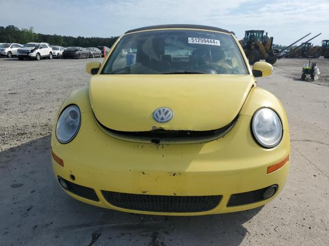 3VWRF31Y77M407183 - 2007 VOLKSWAGEN NEW BEETLE CONVERTIBLE OPTION PACKAGE 1 YELLOW photo 5
