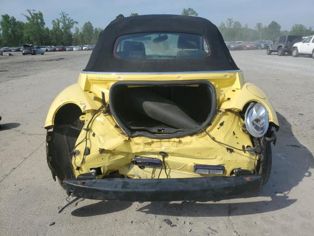 3VWRF31Y77M407183 - 2007 VOLKSWAGEN NEW BEETLE CONVERTIBLE OPTION PACKAGE 1 YELLOW photo 6