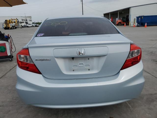 2HGFB2F91CH595397 - 2012 HONDA CIVIC EXL ტურკოუსი ფოტო 6