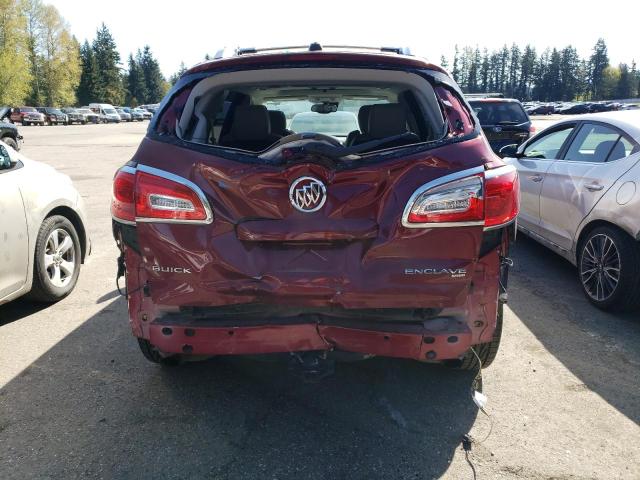 5GAKVBKD7HJ109293 - 2017 BUICK ENCLAVE BURGUNDY photo 6