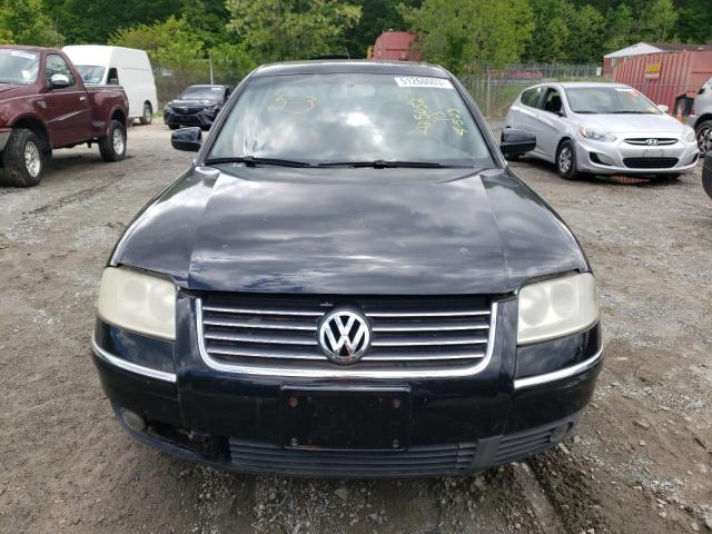 WVWPD63B24P009167 - 2004 VOLKSWAGEN PASSAT GLS BLACK photo 5