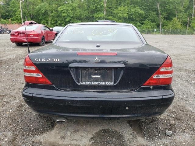 WDBKK49FX2F243363 - 2002 MERCEDES-BENZ SLK 230 KOMPRESSOR BLACK photo 6