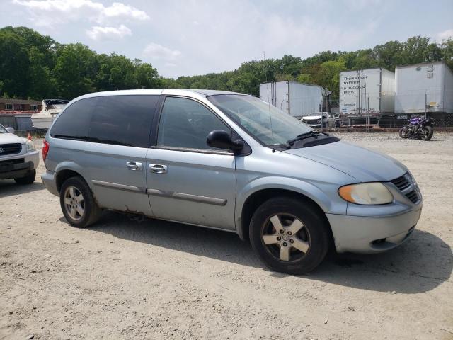 1D4GP45RX6B737828 - 2006 DODGE CARAVAN SXT BLUE photo 4