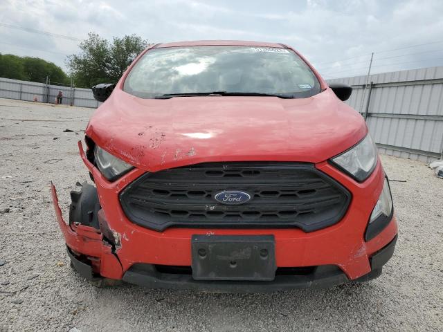 MAJ3S2FE3KC295432 - 2019 FORD ECOSPORT S RED photo 5