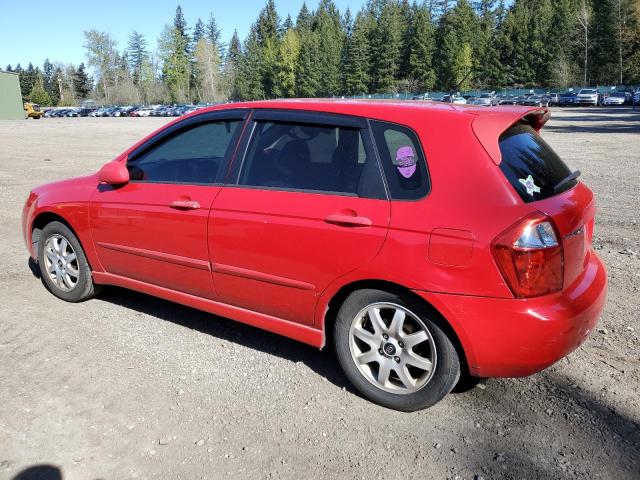 KNAFE161355078555 - 2005 KIA SPECTRA5 RED photo 2