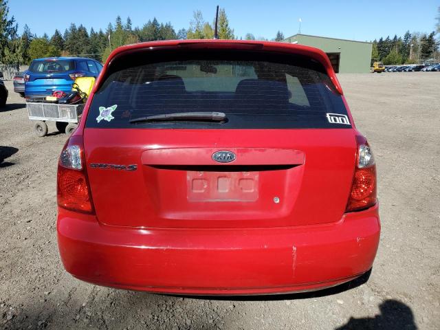 KNAFE161355078555 - 2005 KIA SPECTRA5 RED photo 6