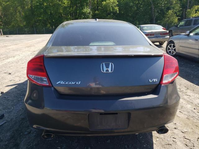 1HGCS2B87CA000907 - 2012 HONDA ACCORD EXL GRAY photo 6