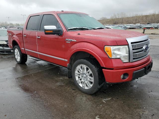 1FTFW1EV7AFA71567 - 2010 FORD F150 SUPERCREW RED photo 4