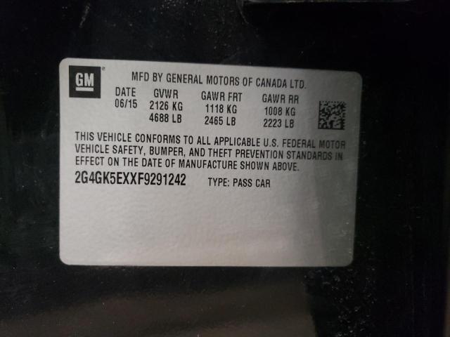 2G4GK5EXXF9291242 - 2015 BUICK REGAL 黑色 照片 12
