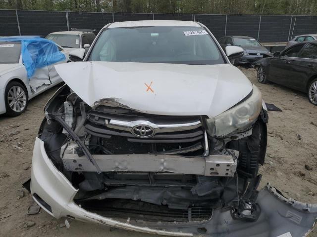 5TDBKRFH8FS143367 - 2015 TOYOTA HIGHLANDER LE WHITE photo 5